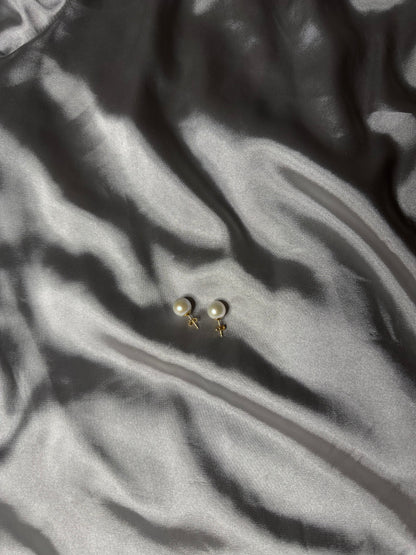 Classic Round Pearl Earrings