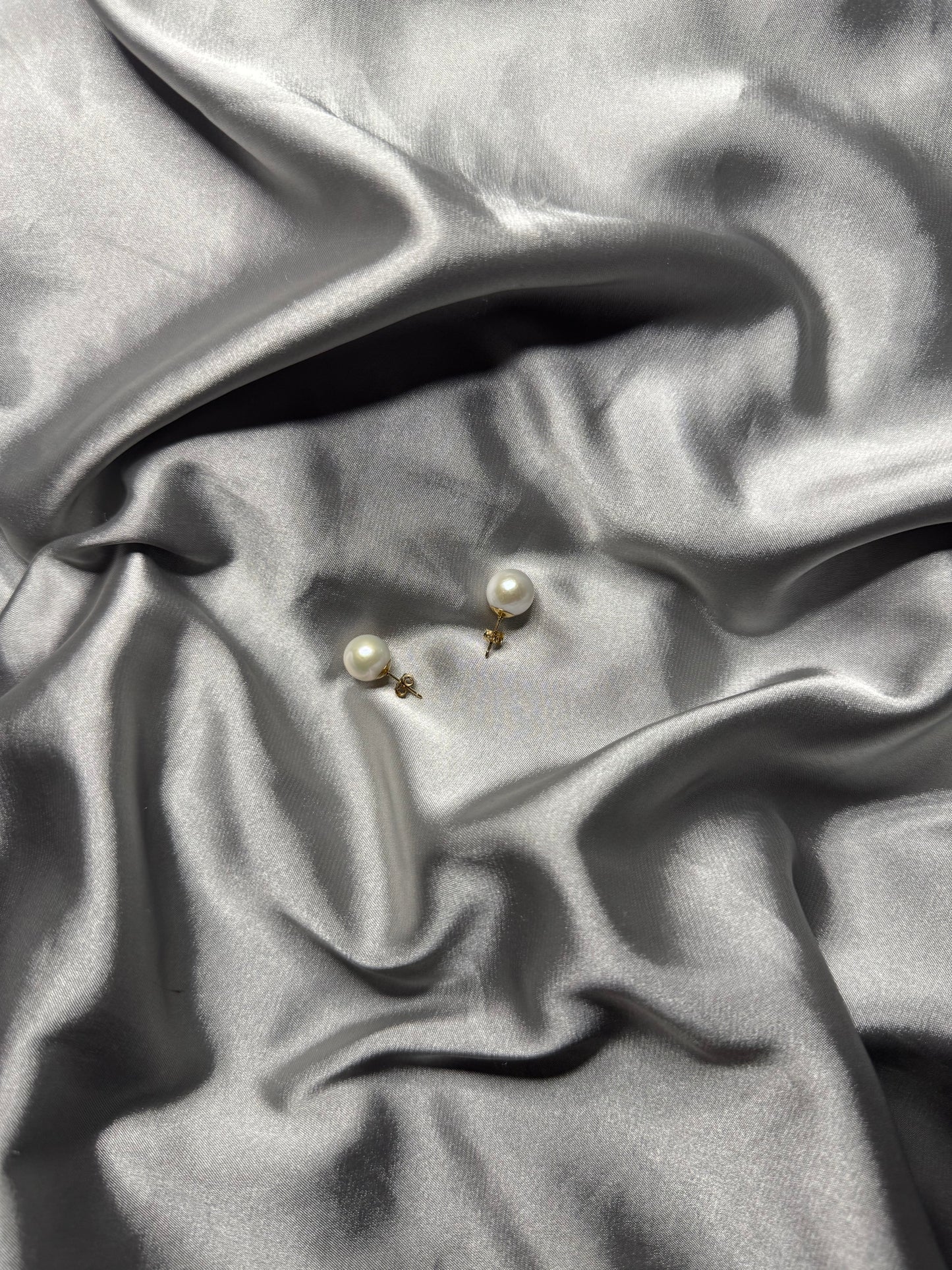 Classic Round Pearl Earrings
